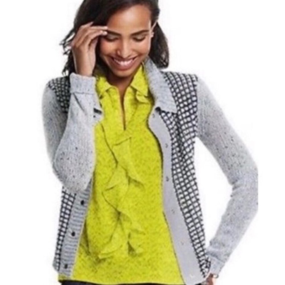 Cabi Reign Ruffle Blouse | Yellow | Small - Picture 2 of 3